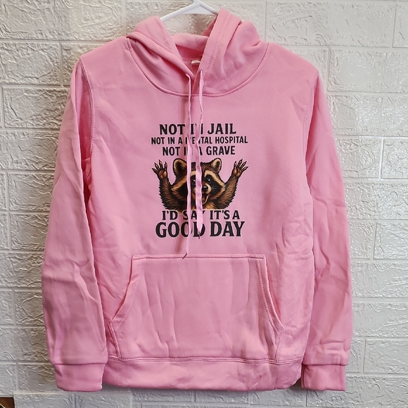 Tops - Pink Graphic Hoodie